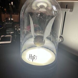 Warner Bros. Golden Snitch Display with LED Light touch on/off